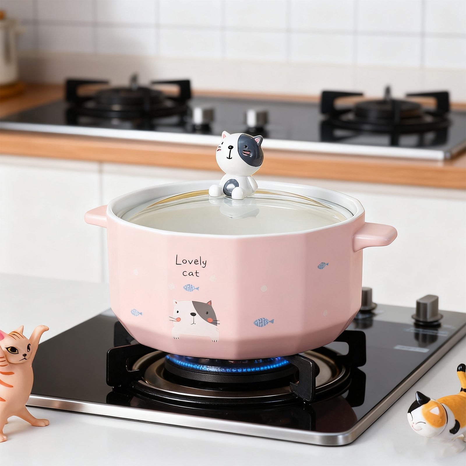 Cartoon Cat Noodles Bowl 850M-Cat