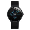 Men's Mesh-band Quartz Casual Business Luminous Watch