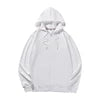 Custom Logo Thin Zipper Men's Hoodies Plus Size 100% Cotton Hooded Sweatshirts Over Size Hoodies