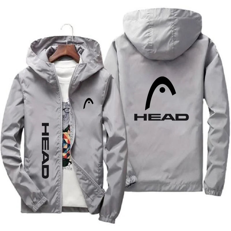Spring and summer high-quality men's hooded windproof and waterproof hiking and fishing sports 2025 new men's casual jacket