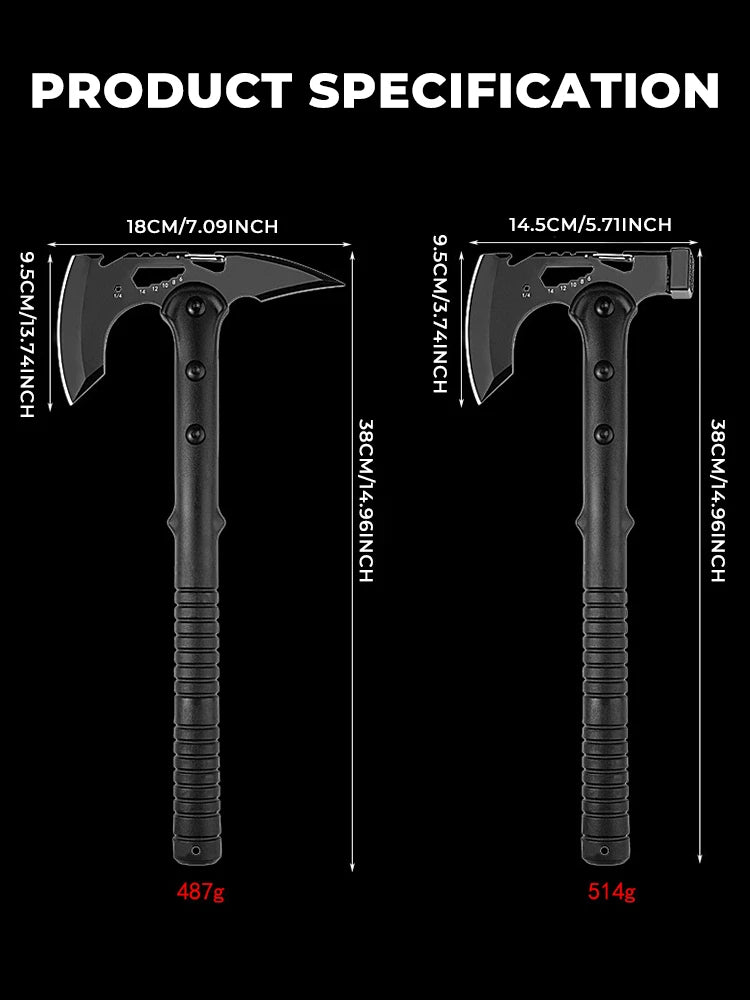 Outdoor Camping Tactical Axe Self-Defense Axe High-carbon steel Multifunctional Woodworking Axes For Hand Axe Camping