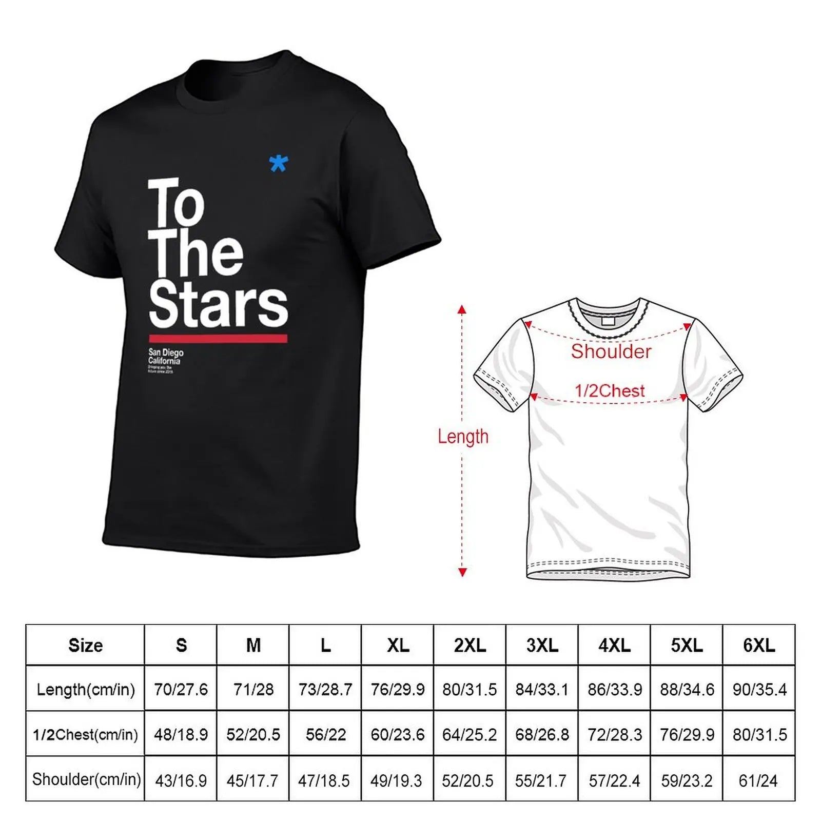 TTS - To The Stars T-Shirt cute clothes sweat sublime men graphic t shirts
