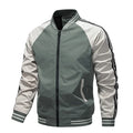 Men s jacket  versatile for spring and autumn casual and fashionable style windproof  waterproof simple and trendy jacket