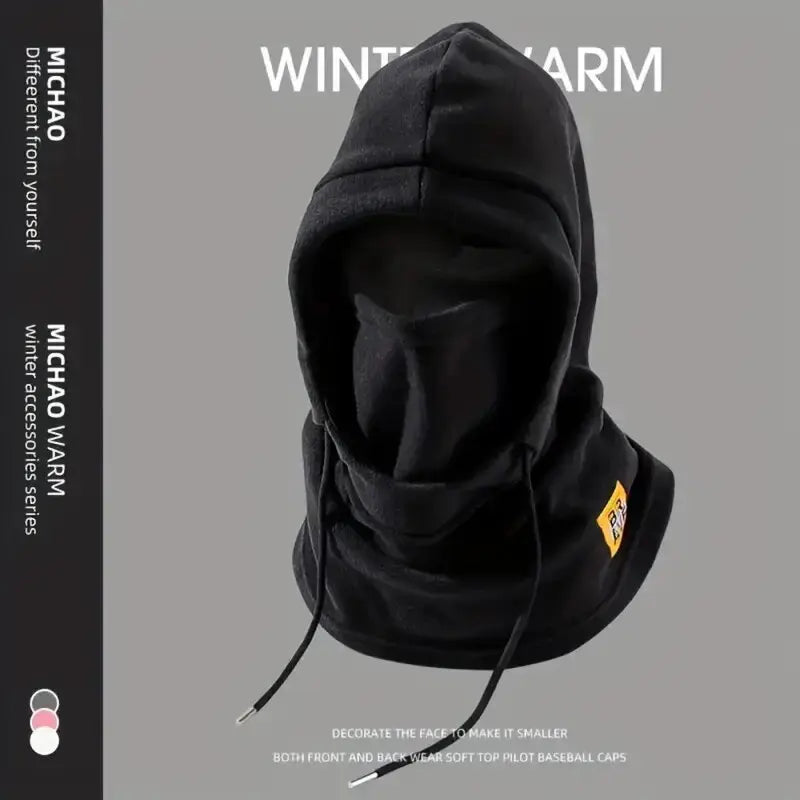 Winter Warm Hat with Mask and Neck Warmer 3-in-1 Windproof Balaclava forMen and Women Masked hat Cycling Cold Weather Protection