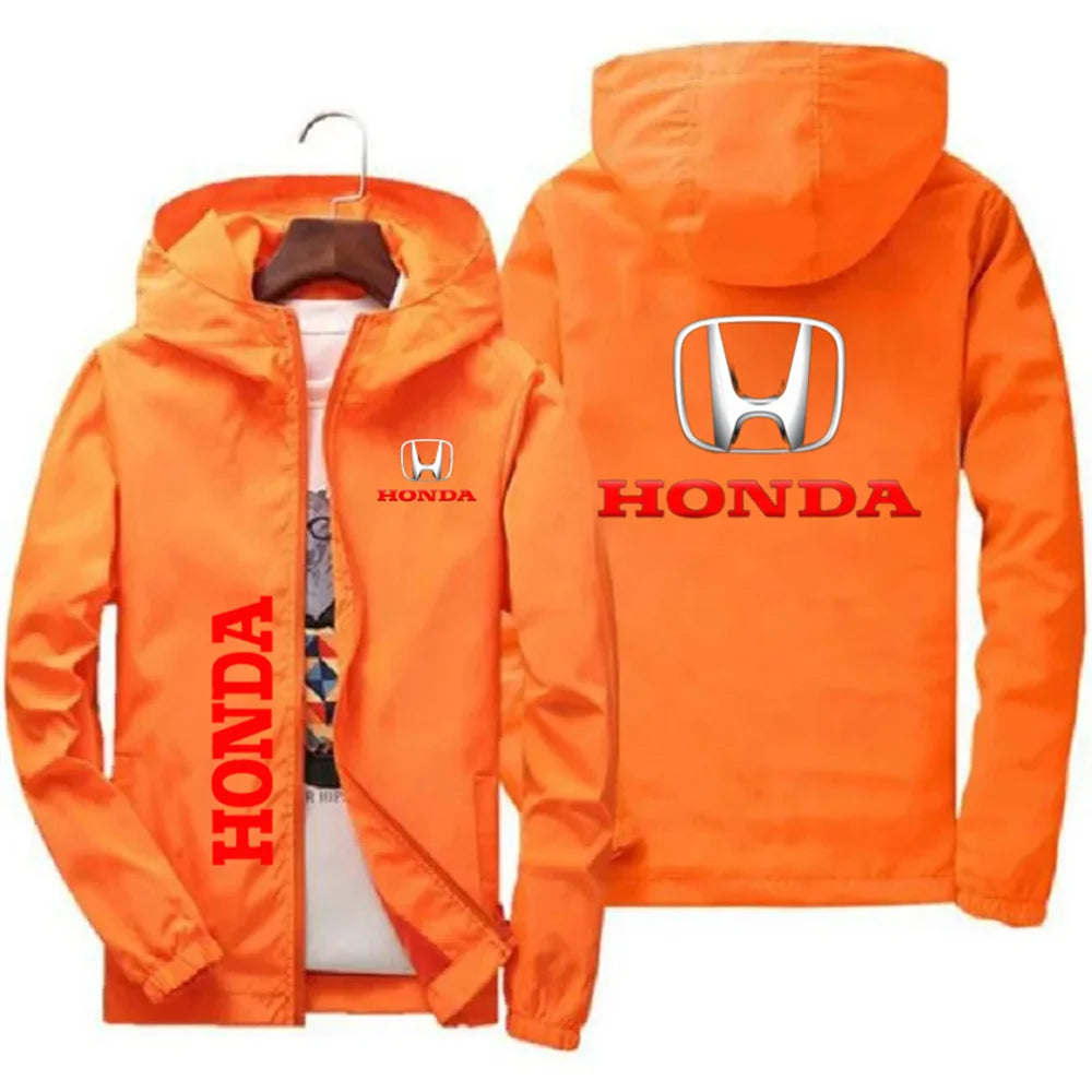 2025 New Honda Men's Off road Motorcycle Bicycle Windproof Jacket Hoodie Thin Hoodie Pilot Uniform