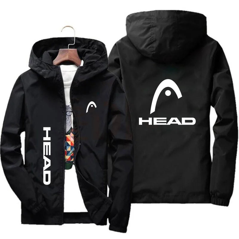 Spring and summer high-quality men's hooded windproof and waterproof hiking and fishing sports 2025 new men's casual jacket