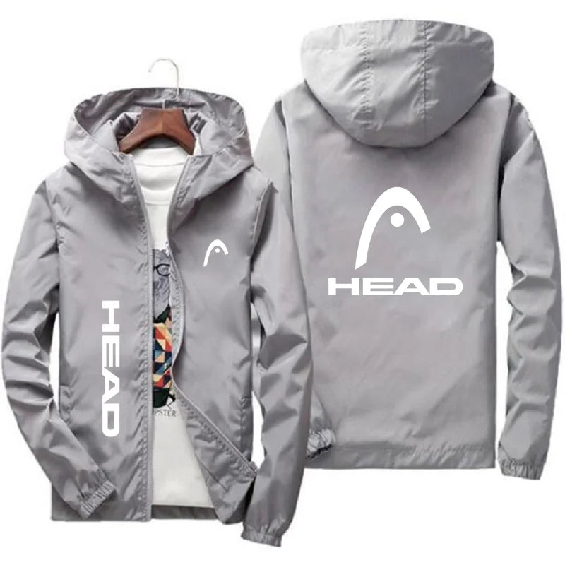 Spring and summer high-quality men's hooded windproof and waterproof hiking and fishing sports 2025 new men's casual jacket