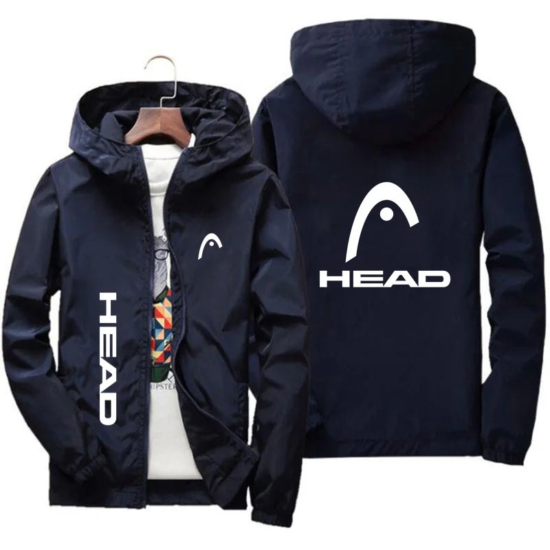 Spring and summer high-quality men's hooded windproof and waterproof hiking and fishing sports 2025 new men's casual jacket