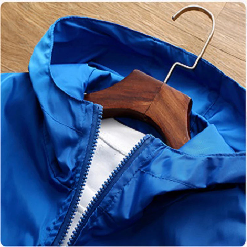 New Ren Bull Sports Jacket Casual Comfortable Fabric Men Sunscreen Clothing Fashion Lightweight Cool Outdoor Zipper Cycling Suit