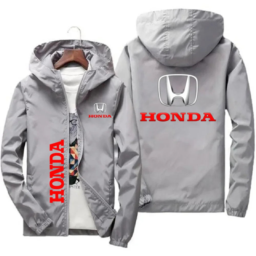 2025 New Honda Men's Off road Motorcycle Bicycle Windproof Jacket Hoodie Thin Hoodie Pilot Uniform