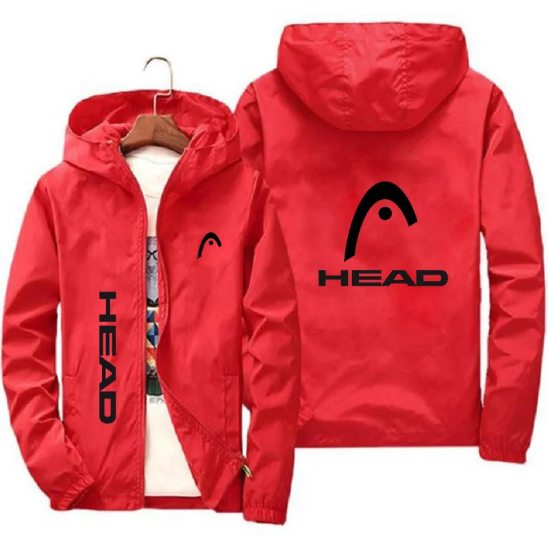 Spring and summer high-quality men's hooded windproof and waterproof hiking and fishing sports 2025 new men's casual jacket