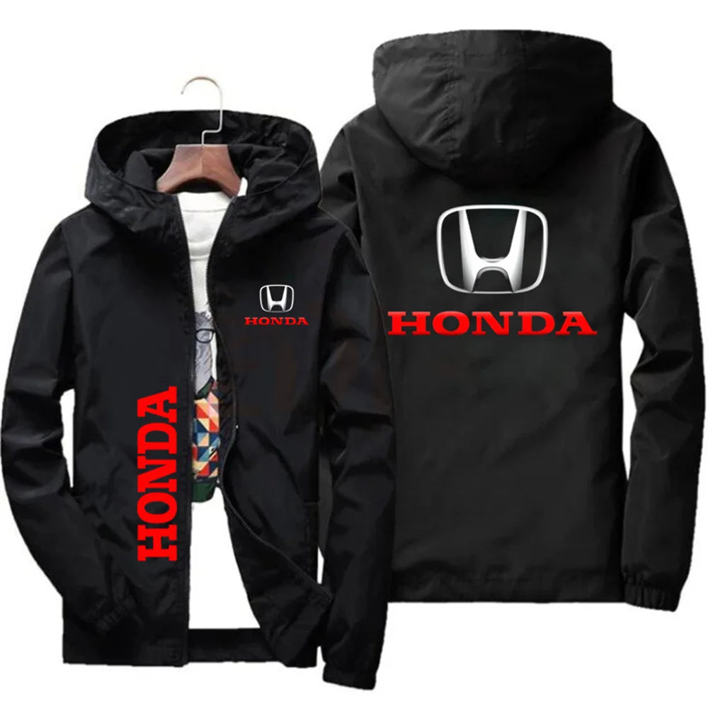 2025 New Honda Men's Off road Motorcycle Bicycle Windproof Jacket Hoodie Thin Hoodie Pilot Uniform