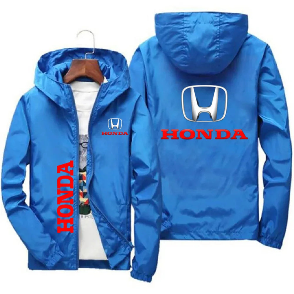 2025 New Honda Men's Off road Motorcycle Bicycle Windproof Jacket Hoodie Thin Hoodie Pilot Uniform