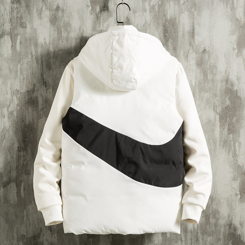 Stand Collar Cotton Vest Vest