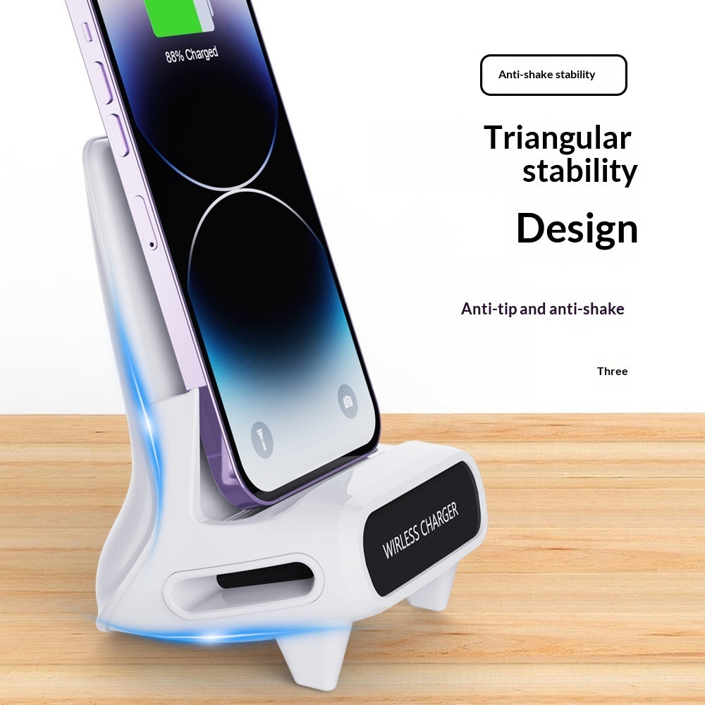 Lazy Chair Stand For Desktop Horizontal Or Vertical Viewing Enhanced Audio For Binge-watching Auto-sensing Fast Charger