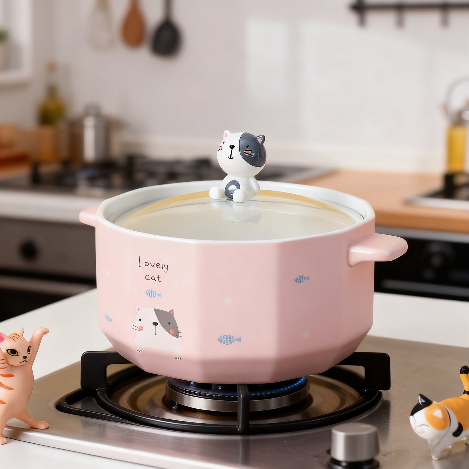 Cartoon Cat Noodles Bowl 850M-Cat